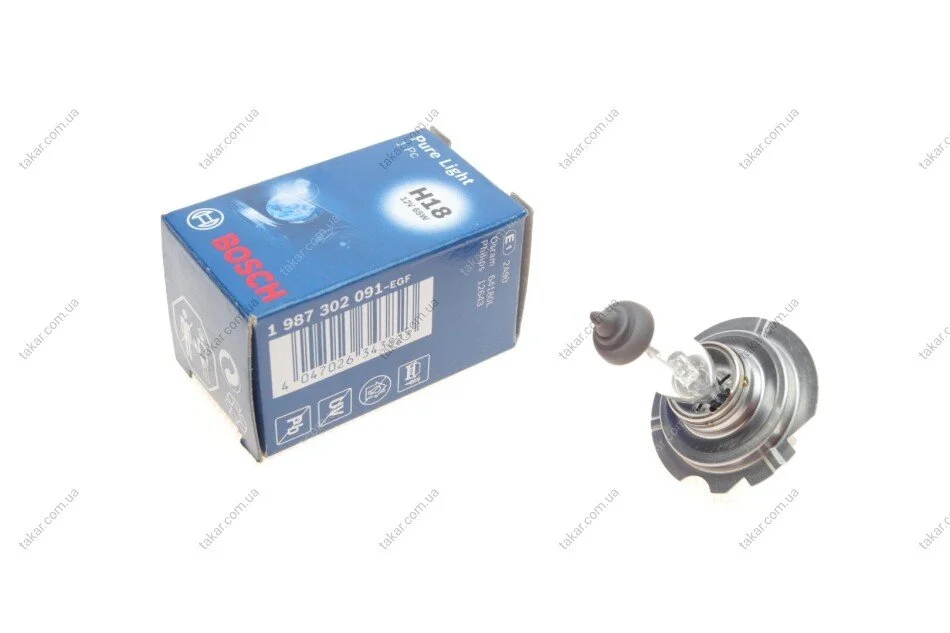 Автолампа BOSCH 1987302091 (фото 1)