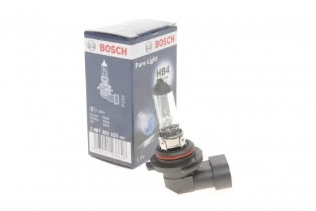 Лампа галогенная P22d, HB4 BOSCH 1 987 302 153