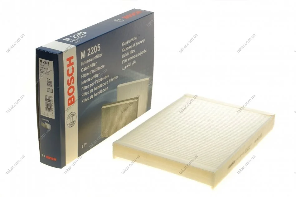 Фільтр салону стандартний BOSCH 1 987 432 205 (фото 1)