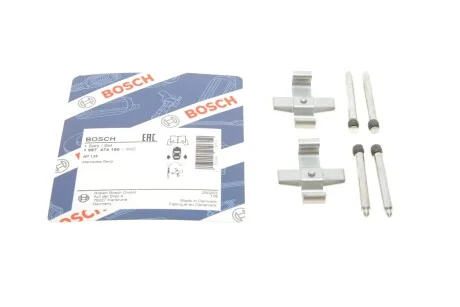 Комплект монтажний гальмівних колодок BOSCH 1987474180