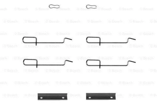 КМП тормозных колодок PSA Saxo/Xsara/ZX/106/206/207/306/309/408/508/X53/57/64 ''1,4-2,3''86>> BOSCH 1987474197 (фото 1)