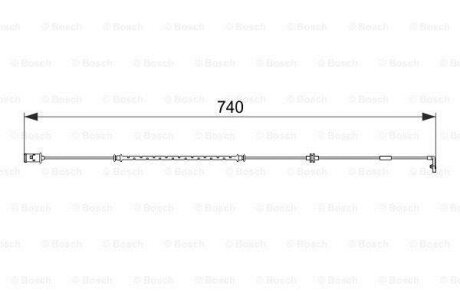 Гальмівні аксесуари BOSCH 1987474587