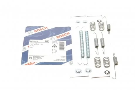Комплект монтажний гальмівних колодок BOSCH 1987475137