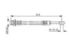 Гальмівний шланг 270 мм BOSCH 1987481300 (фото 1)