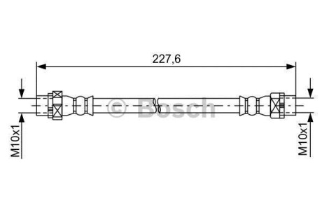 Тормозной шланг BOSCH 1987481582 (фото 1)