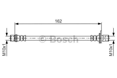 Шланг гальмівний BOSCH 1987481638
