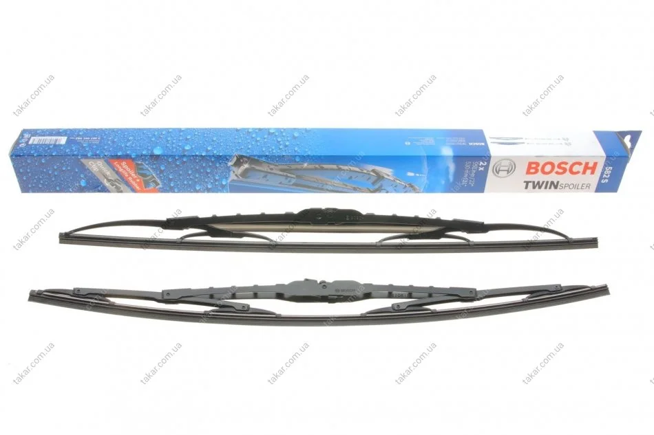 Щетки стеклоочистителя TW 582S L550/530 AUDI/PORSCHE A6/A8/911 - кратн. 5 шт BOSCH 3397001582 (фото 1)
