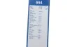 Щітки склоочисника TW 654 L650/340 - кратн. 5 шт BOSCH 3397010299 (фото 10)