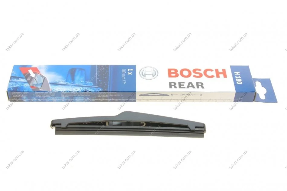 Щетка стеклоочистителя Rear H 180 SMART ForTwo Coupe - кратн. 10 шт BOSCH 3397011963 (фото 1)