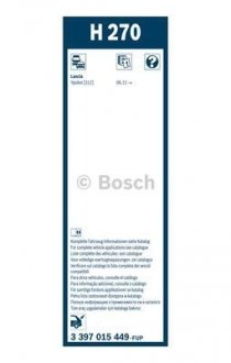 Склоочисник / задній / BOSCH 3397015449