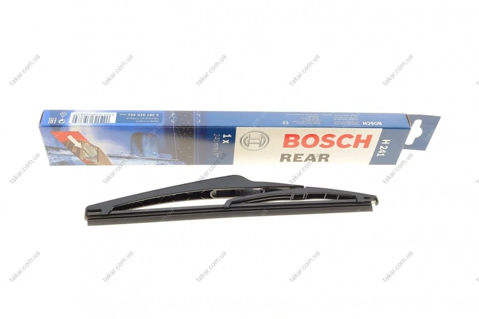 Щетка стеклоочистителя Rear H 241 RENAULT Megane IV - кратн. 10 шт BOSCH 3397015451 (фото 1)