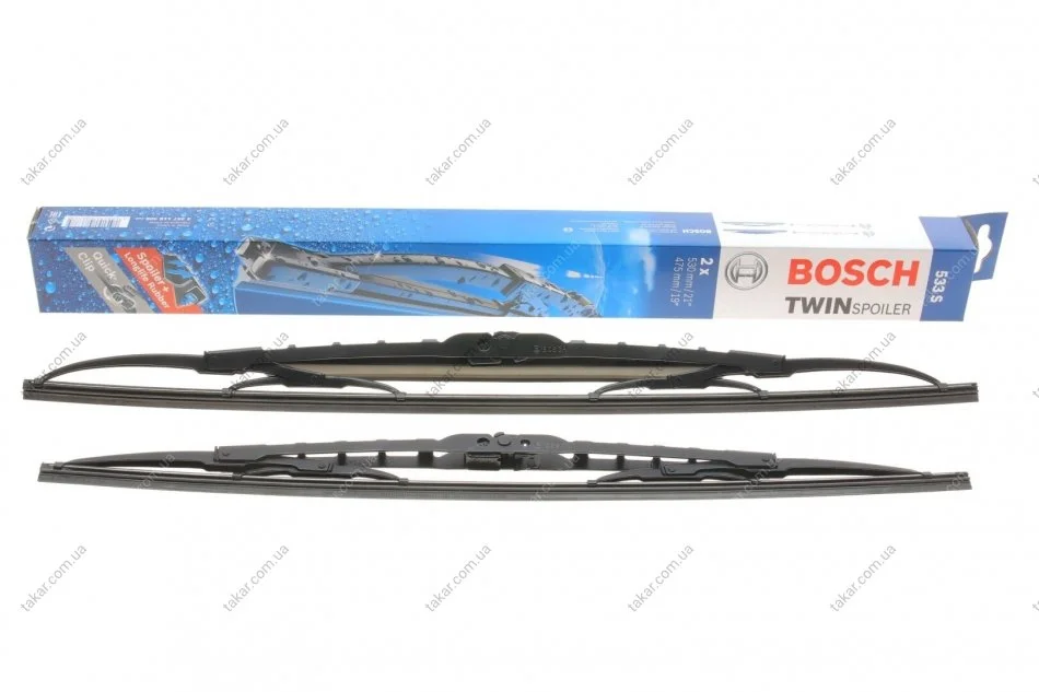 Щетки стеклоочистителя TW 533S L530/475 - кратн. 5 шт BOSCH 3397118406 (фото 1)