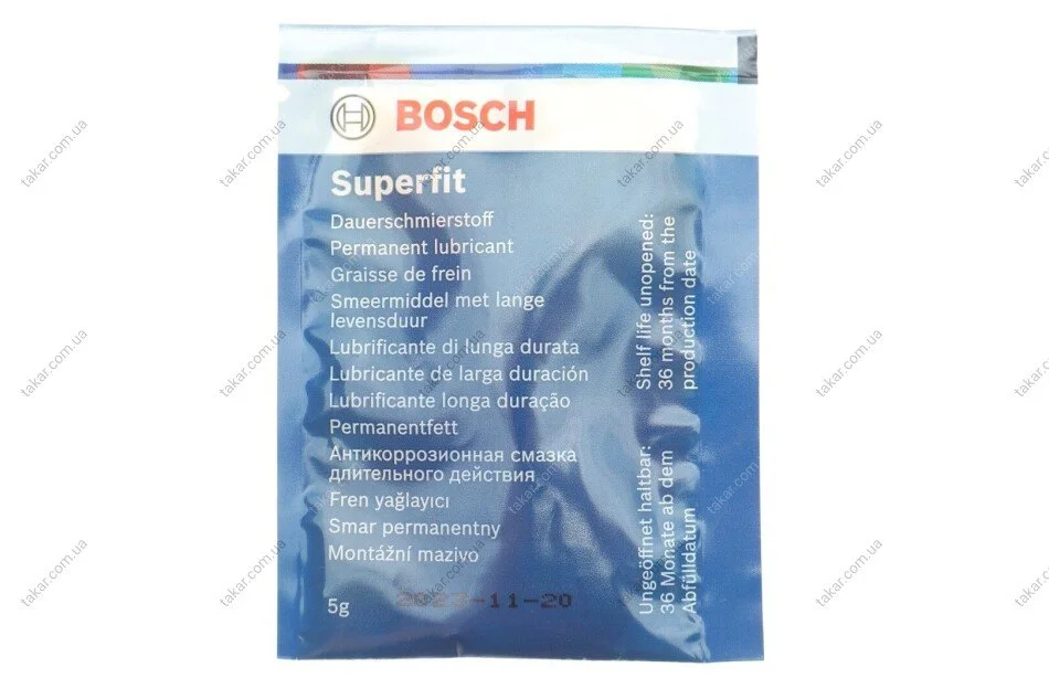 Змазка SUPERFIT 5мл BOSCH 5000000151 (фото 1)