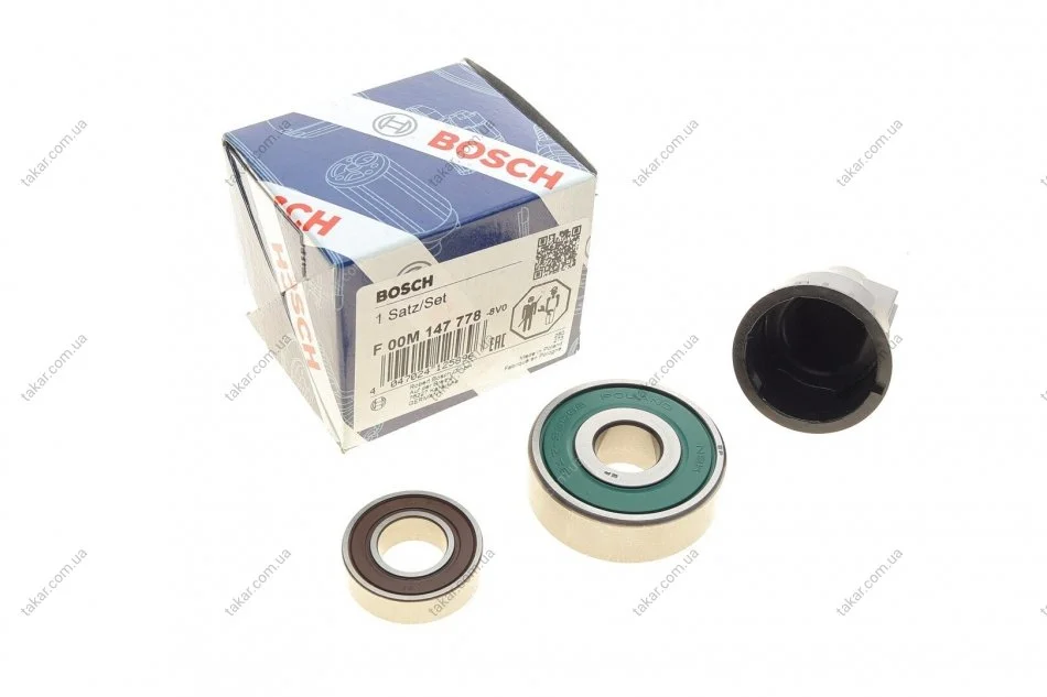 Ремкомплект стартера (детали стартера, заглушки, шайбы)) BOSCH F00M147778 (фото 1)