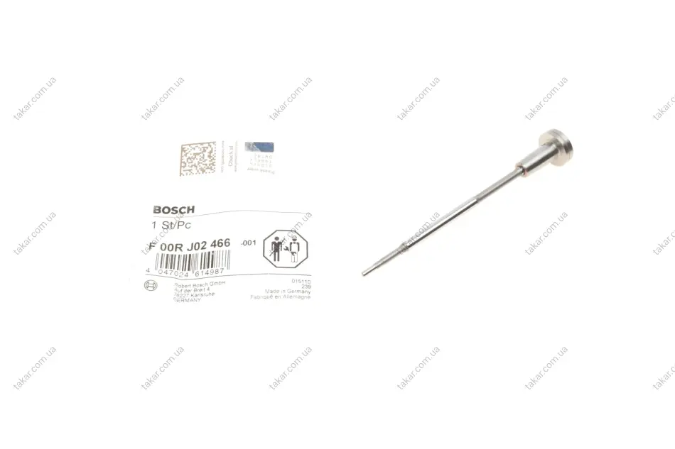 Комплект клапанов форсунок топливных. BOSCH F 00R J02 466 (фото 1)