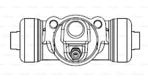 Гальмівний циліндр робочий BOSCH F026002386 (фото 1)