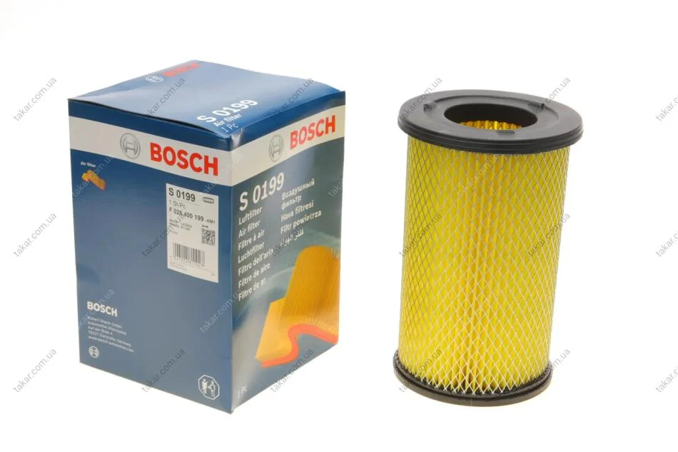 Фільтр повітряний BOSCH F 026 400 199 (фото 1)