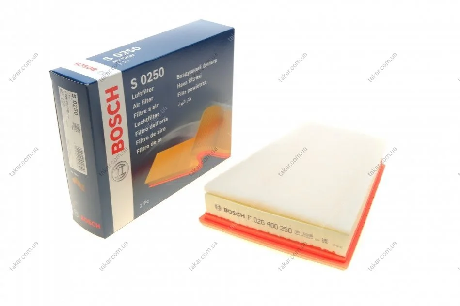 Фільтр повітряний BOSCH F 026 400 250 (фото 1)