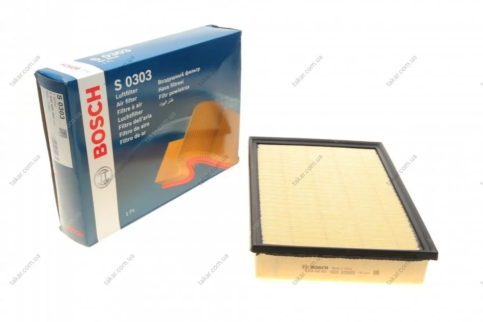 Фільтр повітряний BOSCH F 026 400 303 (фото 1)