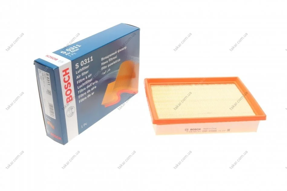 Фільтр повітряний BOSCH F 026 400 311 (фото 1)