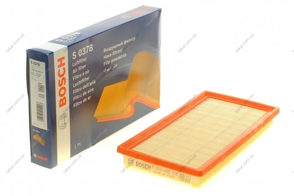Фільтр повітряний BOSCH F 026 400 378 (фото 1)