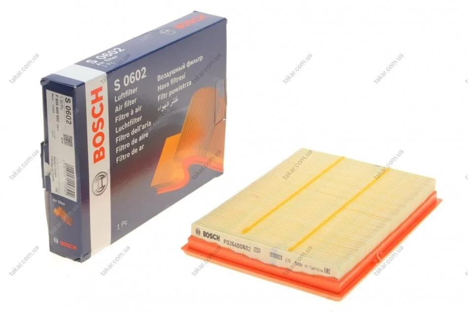 Воздушный фильтр BOSCH F026400602 (фото 1)