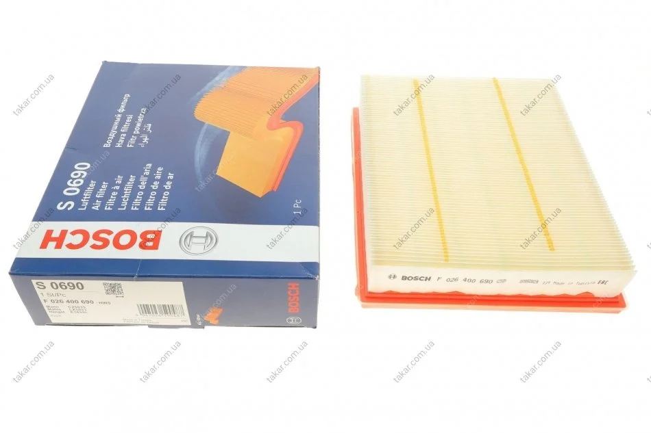 Воздушный фильтр BOSCH F026400690 (фото 1)