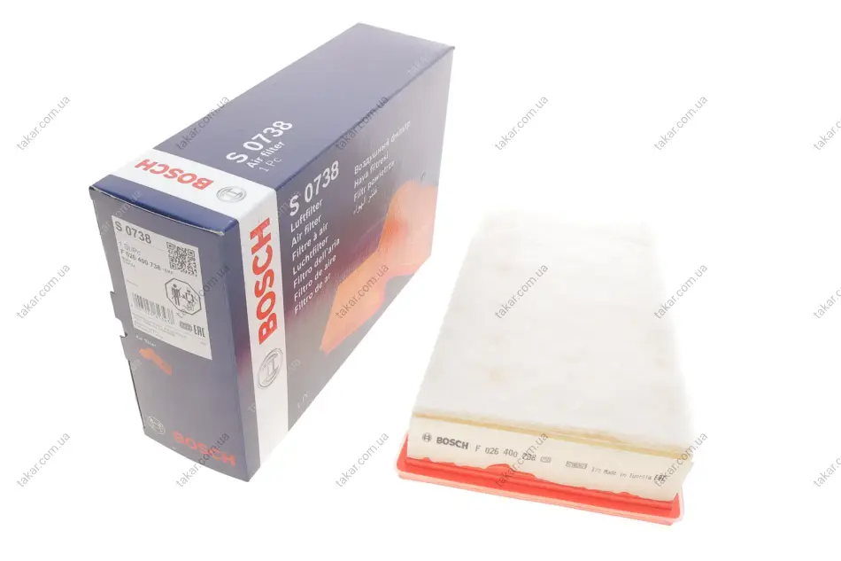 Повітряний фільтр BOSCH F026400738 (фото 1)