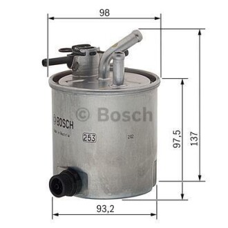 Топливный фильтр 2059 NISSAN Patrol,X-Trail 2,2-3,0 03- BOSCH F026402059 (фото 1)