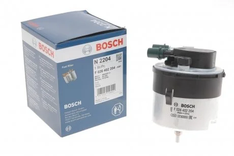 Паливний прямоточний фільтр дизель BOSCH F 026 402 204