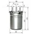 Топливный прямоточный фильтр дизель BOSCH F026402834 (фото 1)