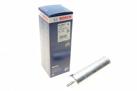 Паливний прямоточний фільтр бензин BOSCH F026402847