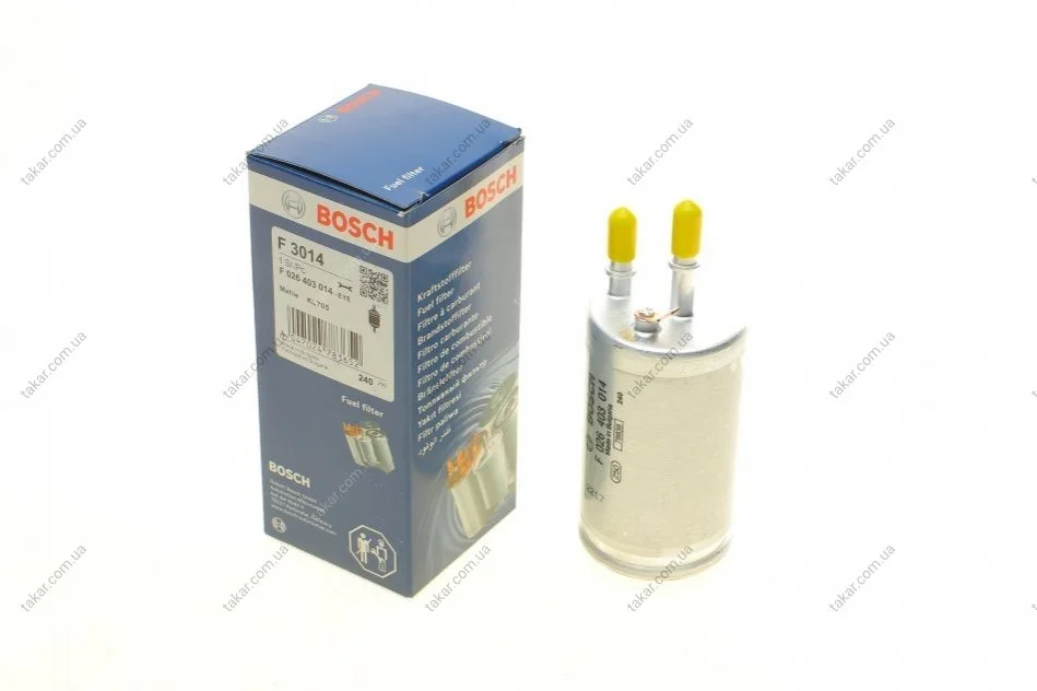 Топливный прямоточный фильтр бензин BOSCH F 026 403 014 (фото 1)