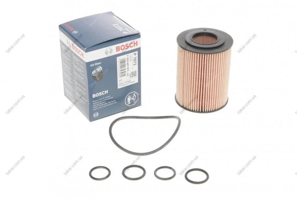 Масляный фильтр картридж патрон BOSCH F 026 407 073 (фото 1)
