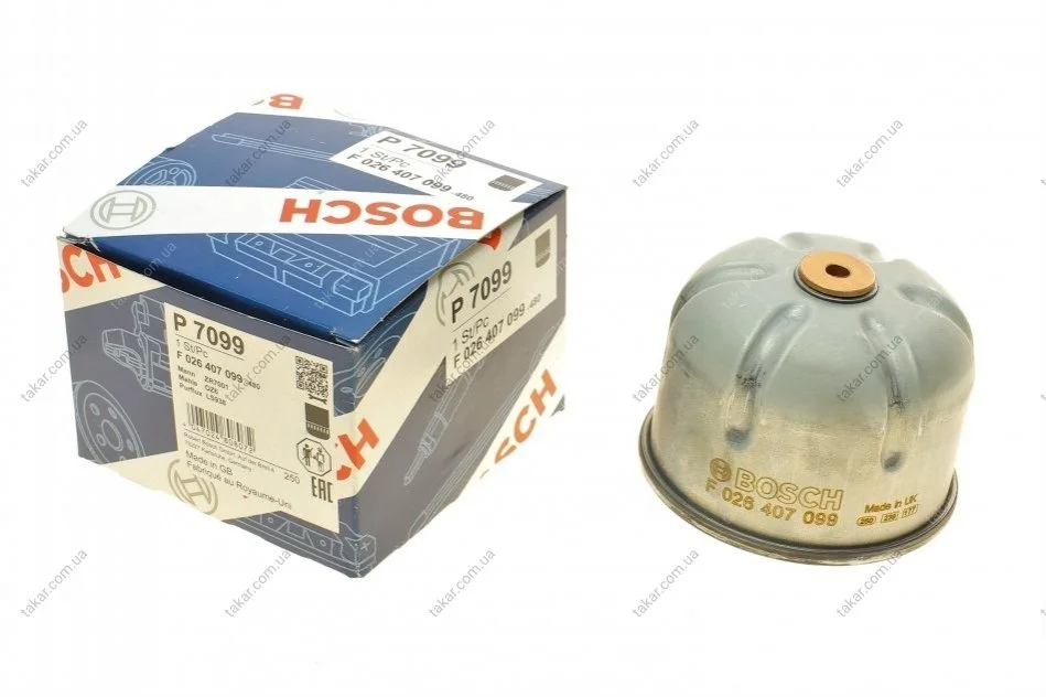 Масляный фильтр винт накручеваемый BOSCH F 026 407 099 (фото 1)