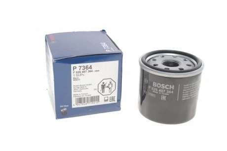 Масляний фільтр гвинт накручуваний BOSCH F026407364