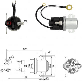Реле стартера BOSCH F032237517