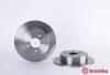 Торзмозной диск двухсторонний на задний мост полный(невентилируемый) 5 BREMBO 08.A755.20 (фото 2)