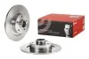 Гальмівний диск двосторонній на задній міст повний (невентильований) 5 BREMBO 08.C742.27 (фото 2)