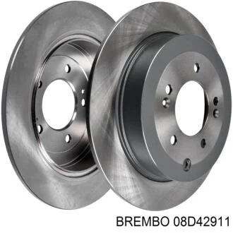 Торзмозной диск двухсторонний на задний мост полный(невентилируемый) 5 BREMBO 08.D429.11
