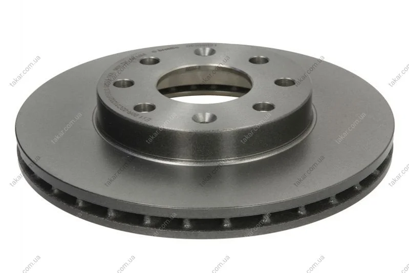 Торзмозной диск двухсторонний на передний мост вентилируемый 4 BREMBO 09.3090.21 (фото 1)