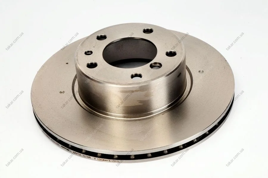 Гальмівний диск двосторонній на передній міст вентильований 5 BREMBO 09.5142.24 (фото 1)