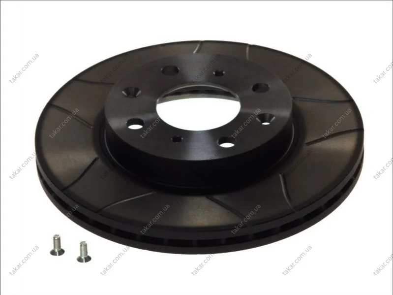 Торзмозной диск двухсторонний на передний мост вентилируемый 4 BREMBO 09.5285.75 (фото 1)