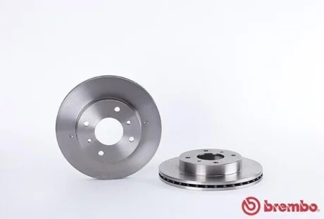 Торзмозной диск двухсторонний на передний мост вентилируемый 4 BREMBO 09.5449.14