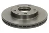 Торзмозной диск двухсторонний на передний мост вентилируемый 5 BREMBO 09.5584.11 (фото 1)