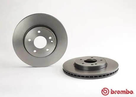 Гальмівний диск двосторонній на передній міст вентильований 5 BREMBO 09.6845.11
