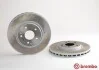 Гальмівний диск двосторонній на передній міст вентильований 5 BREMBO 09.8304.21 (фото 2)