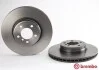 Гальмівний диск двосторонній на передній міст вентильований 5 BREMBO 09.8555.21 (фото 2)