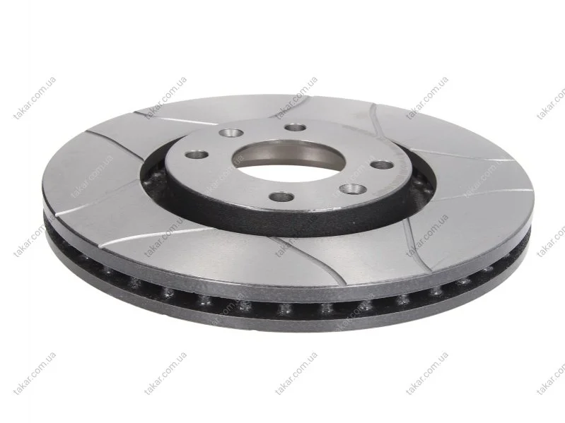 Гальмівний диск двосторонній на передній міст вентильований 4 BREMBO 09.8760.75 (фото 1)