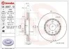 Торзмозной диск двухсторонний на передний мост вентилируемый 5 BREMBO 09.8937.11 (фото 1)